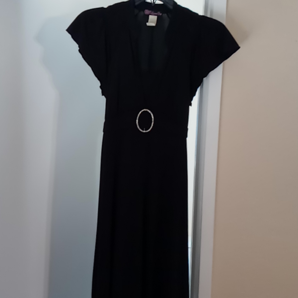 Volume one large black dress